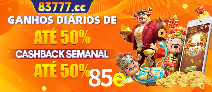 Anúncio de um membro ganhador do cassino 85e que ganhou R$2.193.486,00 jogando o slot PG Fortune Tiger, com os mascotes do jogo comemorando o prêmio.